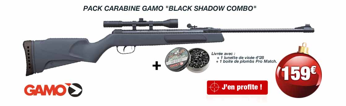  Pack Carabine Gamo Black Shadow Combo