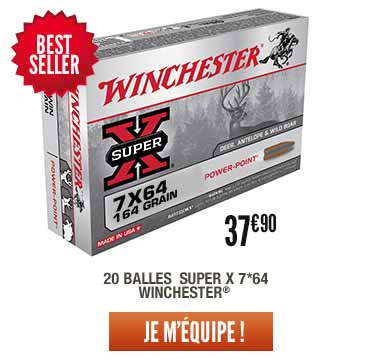  Balles winchester super X 7*64 (x20)