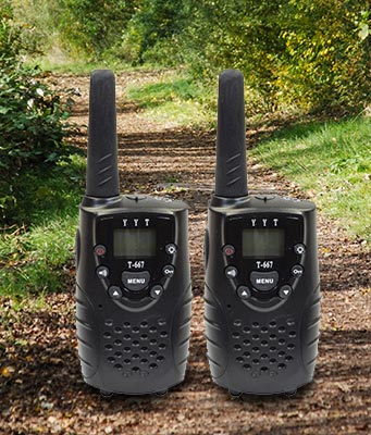 Set de 2 talkies-walkies Longue Porte