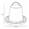 Mangeoire anti-gaspillage, plastique 3 kg