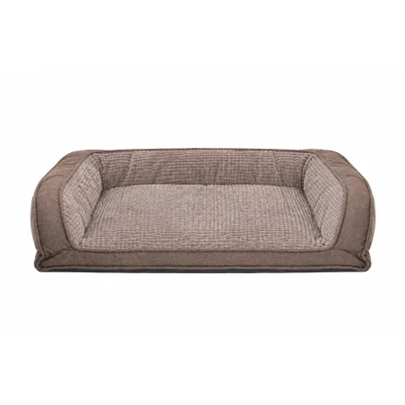 Coussin Soft Antidérapant Marron 90x63x19cm en Polyester