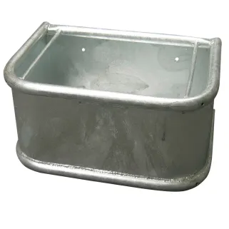 Mangeoire rectangulaire zinguée