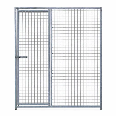 Kit chenil maille carrée avec panneaux 1,50 m et 2 m