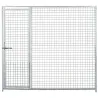 Kit chenil maille carrée avec porte et panneaux 2 m