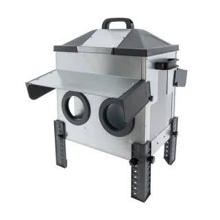 Mangeoire Robust® OLBA - Distributeur galvanisé 16kg pour volailles