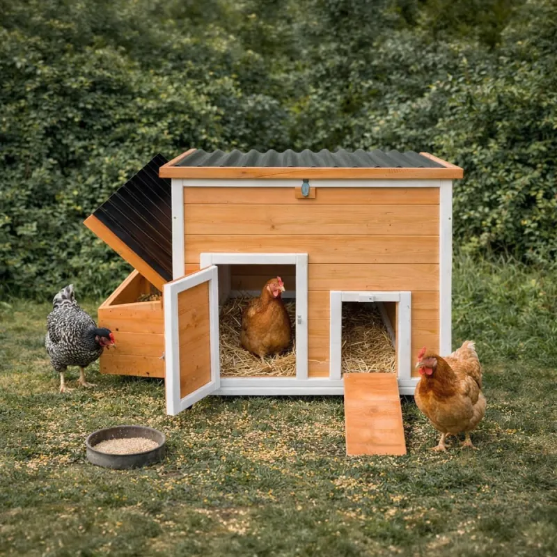 Poulailler en bois 6 poules