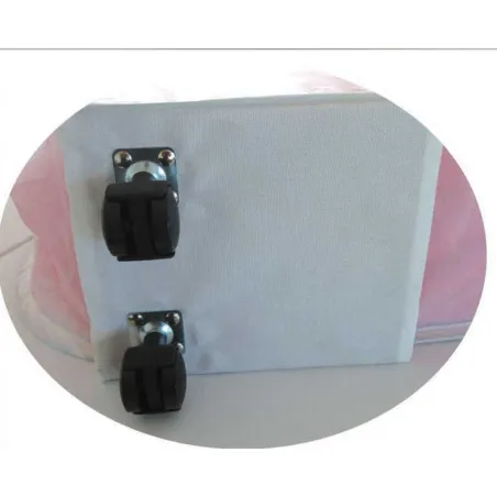 Bac à linge sur roulettes mobile pratique rangement maison