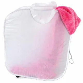 Bac à linge sur roulettes mobile pratique rangement maison
