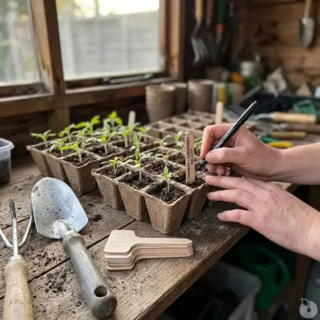 4 Plateaux biodégradables pour semis