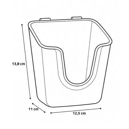 Mangeoire murale volailles V Feedr 525 g