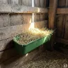 Mangeoire longue plastique et fibre de verre à suspendre