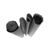 Canisse PVC occultant simple face 1x5m gris - Kit fixation inclus