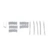Canisse PVC occultant simple face 1x5m gris - Kit fixation inclus