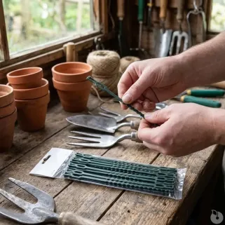 30 Attaches de Jardin Souples pour Plantes 23 cm