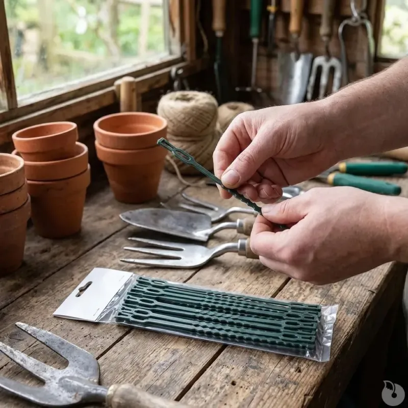 30 Attaches de Jardin Souples pour Plantes 23 cm
