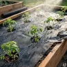 Tissu anti-mauvaises herbes 1,5m x 10m toile de paillage jardin