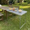 Table pliante rectangulaire de camping 120 x 60 x 70 cm