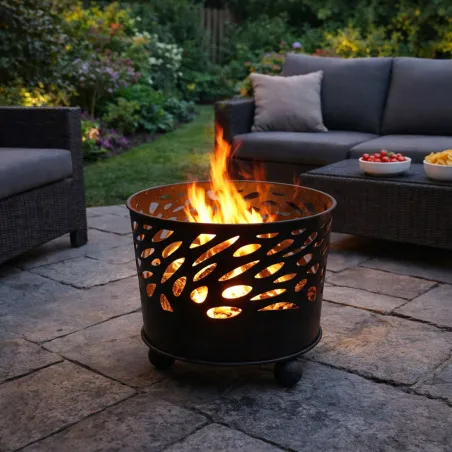 Brasero en métal Ø39xH32 cm