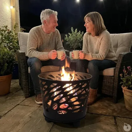 Brasero en métal Ø39xH32 cm