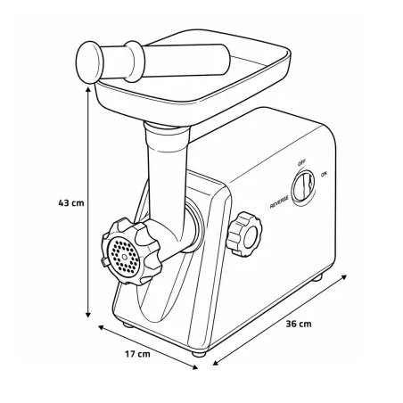 Hachoir à viande électrique Lacor M300 - 300 watts