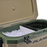 Caisse isotherme 30L Plano® verte - Étanche et résistante avec panier amovible
