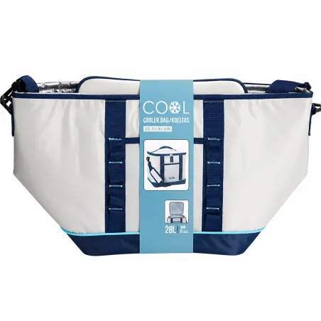 Sac isotherme gris 28 L - Polyester 420D - 32x28x33 cm