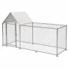Enclos à volailles 3x1x1,5 m avec bâche | Robuste et pratique