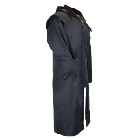 Manteau long Walker and Hawkes Waxstock navy de M à 3XL