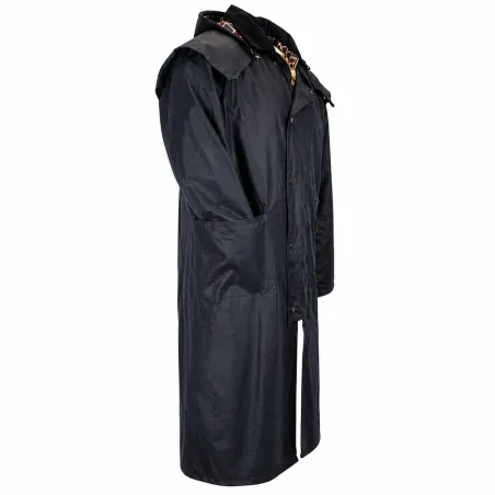 Manteau long Walker and Hawkes Waxstock navy de M à 3XL