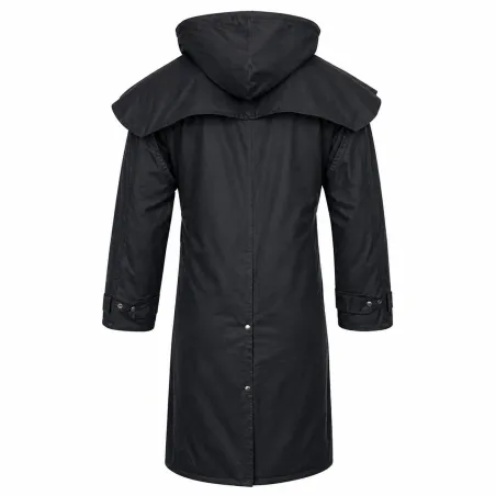 Manteau long Walker and Hawkes Waxstock navy de M à 3XL