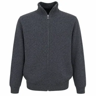 Blouson Cicero gris 70% acrylique 30% laine