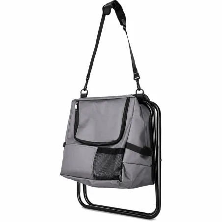 Chaise pliante sac isotherme fermeture zippée 21L assise 29x29cm