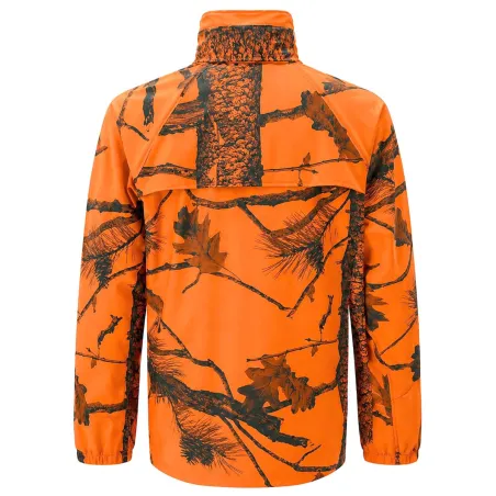 Veste de pluie Treeland étanche camo orange blaze M à 4XL