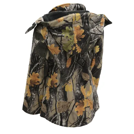Veste Softshell enfant Buffalo camo feuille en Taille 8 et 14 ans