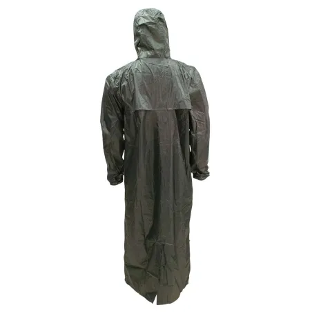 Manteau à capuche coupe vent imperméable polyester kaki S à 3XL