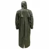 Manteau à capuche coupe vent imperméable polyester kaki S à 3XL