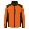 Blouson Polaire Brodé polyester kaki orange taille M à 4XL