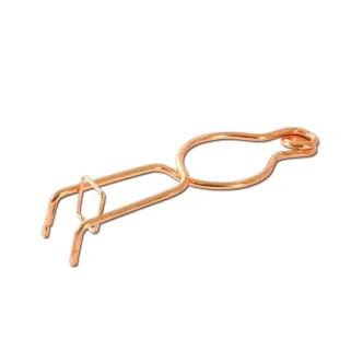 Lot de 10 pièges à taupe fil rond acier cuivré