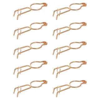 Lot de 10 pièges à taupe fil rond acier cuivré