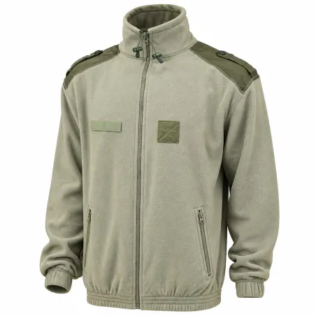 Blouson de chasse polaire commando 2 poches vert kaki TM