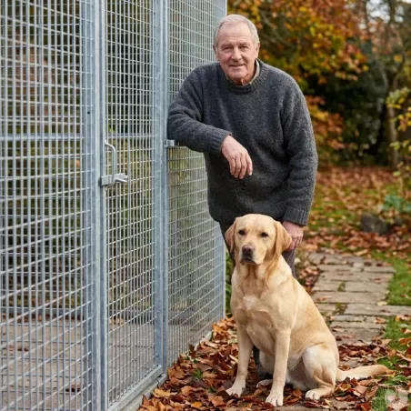 Panneau chenil maille carrée 5x5cm hauteur 184cm