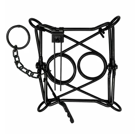 Piège en X Cornibear double ressort acier zingué noir 25 X 25 cm PHE
