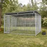 Panneaux de chenil à barreaux acier inoxydable 1,5 m ou 2m Hauteur 184 cm