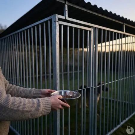 Panneaux de chenil à barreaux acier inoxydable 1,5 m ou 2m Hauteur 184 cm