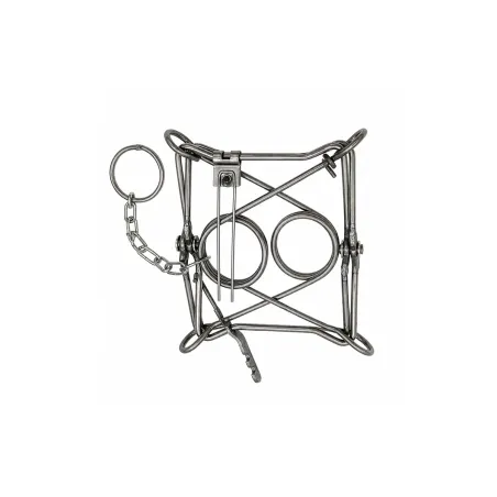 Piège en X Conibear double ressort acier brut 13 X 13 cm homologué PHE