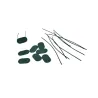 Canisse PVC occultant double face 1x3m vert - Kit complet avec fixation
