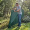 Canisse PVC occultant vert 1,5x5m simple face