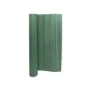 Canisse PVC occultant simple face 1x5m vert - Kit fixation inclus