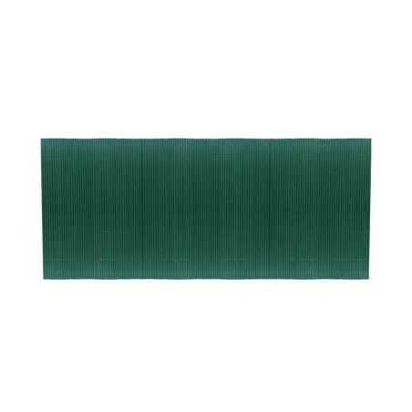 Canisse PVC occultant simple face 1x5m vert - Kit fixation inclus