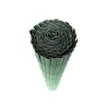 Canisse PVC occultant simple face 1x5m vert - Kit fixation inclus